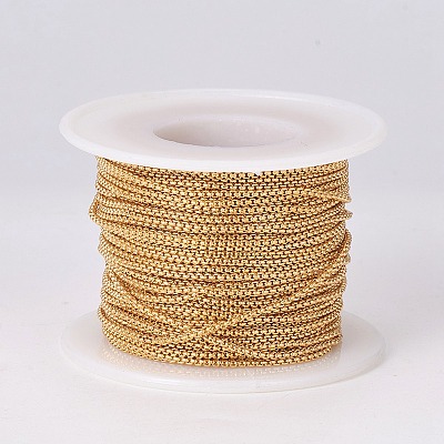 304 Stainless Steel Box Chains CHS-E018-02G-1