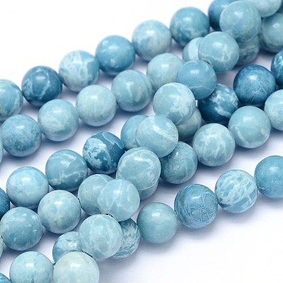 Natural Gemstone Beads Strands X-G-L367-01-6mm-1