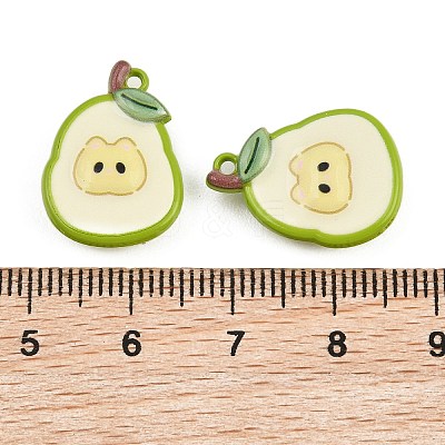 Baking Paint Zinc Alloy Pendants AL-CBA032C-01B-1