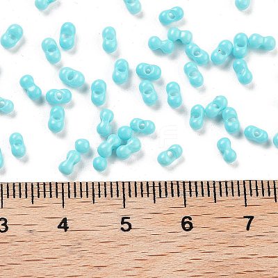 Baking Paint Glass Seed Beads SEED-A033-04P-1