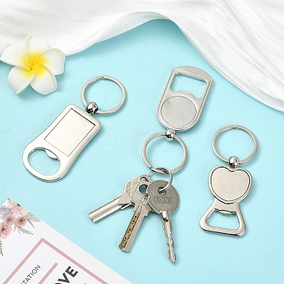 1Pc Zinc Alloy Cabochon Settings Bottle Openers AJEW-YW0002-13-1