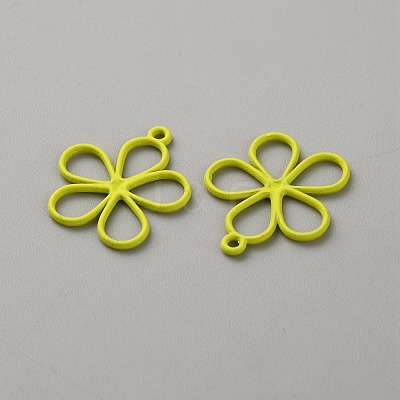 Hollow Out Spray Painted Alloy Pendants FIND-WH20008-19A-1