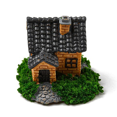 Resin House Display Decoration RESI-G070-03H-1