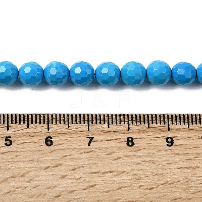 Natural Magnesite Beads Strands G-P598-E-6mm-02-1