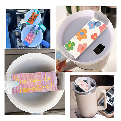 2Bag 2 Styles Acrylic Blank Label Big Pendants FIND-TA0004-77A-1