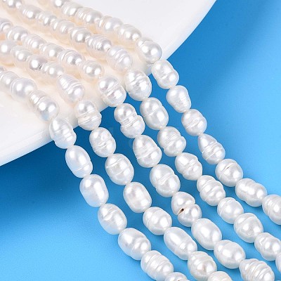 Natural Cultured Freshwater Pearl Beads Strands PEAR-T006-19A-1
