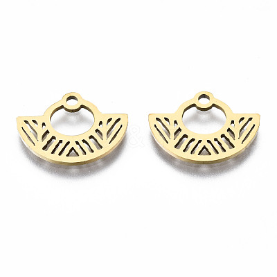 201 Stainless Steel Charms STAS-Q240-040G-1