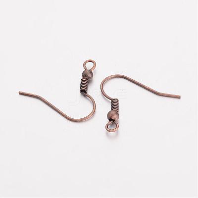 Brass Earring Hooks EC135Y-NFR-1