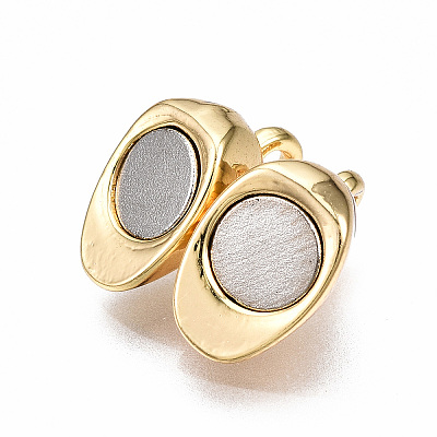 Brass Magnetic Clasps X-KK-N233-085-NF-1