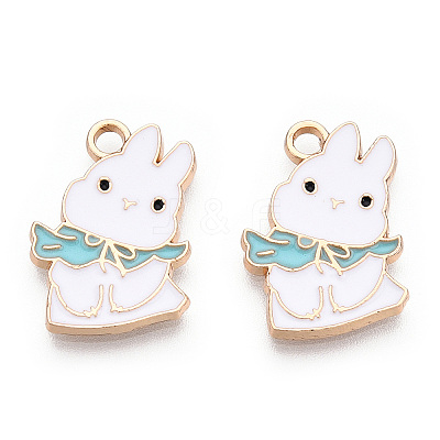 Alloy Enamel Pendants PALLOY-N170-035C-NR-1