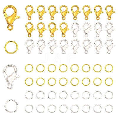 200Pcs Zinc Alloy Lobster Claw Clasps DIY-YW0010-30-1