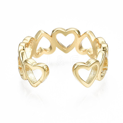 Brass Cuff Rings X-RJEW-Q161-025-NF-1