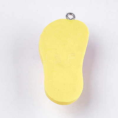 Handmade Polymer Clay Kitten Pendants CLAY-S093-04G-1