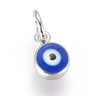 Enamel Brass Charms KK-G364-19P-01-1