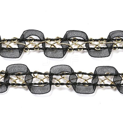 Polyester Lace Trim for Curtain OCOR-K007-10A-02-1
