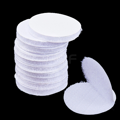 40Pcs Self-adhesive Nylon with Polyester Hook and Loop Tapes AJEW-SP0003-24A-1