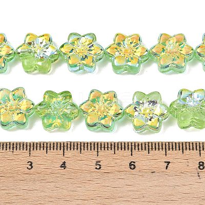 Electroplate Glass Beads Strands EGLA-P069-02A-AB07-1