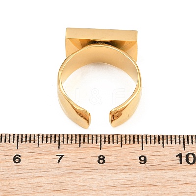 304 Stainless Steel Cuff Open Rings SA-CBA065A-08G-1
