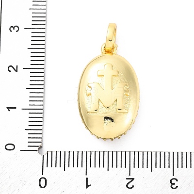 Brass Micro Pave Cubic Zirconia European Dangle Charms KK-D325-36G-1