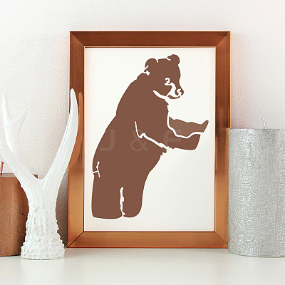 Plastic Drawing Painting Stencils Templates DIY-WH0396-726-1