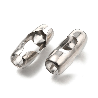 Tarnish Resistant 304 Stainless Steel Ball Chain Connectors STAS-L019A-P-1