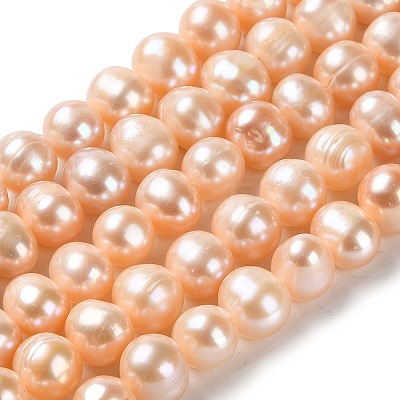 Natural Cultured Freshwater Pearl Beads Strands PEAR-E018-31-1