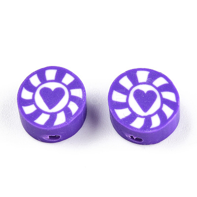 Handmade Polymer Clay Beads CLAY-T019-15G-1