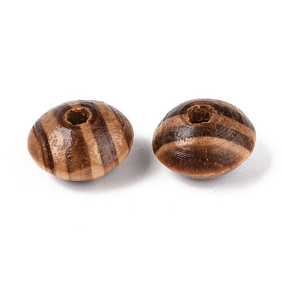 Pine Wood Beads WOOD-N018-01C-1