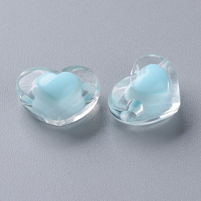Transparent Acrylic Beads TACR-S152-08A-10-1