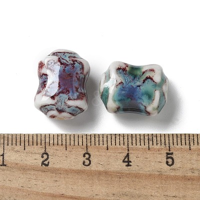 Handmade Porcelain Beads PORC-L080-E03-1