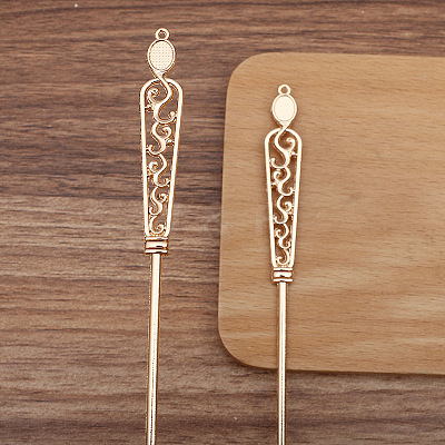 Alloy Hair Sticks Findings PW-WG14FAC-03-1