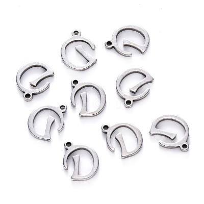 Tarnish Resistant 201 Stainless Steel Charms STAS-R105-D-1