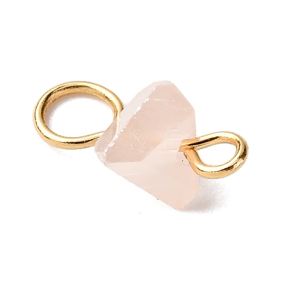 Electroplate Glass Triangle Links Connector Charms PALLOY-JF04412-1
