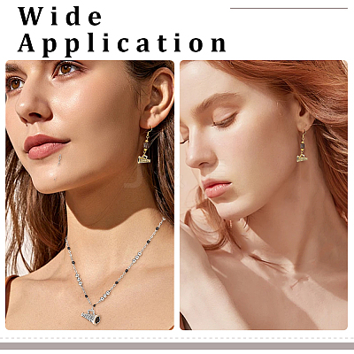 90Pcs 3 Styles Tibetan Style Alloy Charms FIND-PH0059-64-1