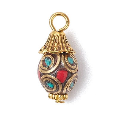 Handmade Indonesia Pendants PALLOY-JF04541-1
