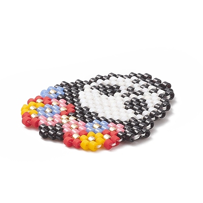 Handmade Japanese Seed Loom Pattern Seed Beads PALLOY-MZ00067-01-1