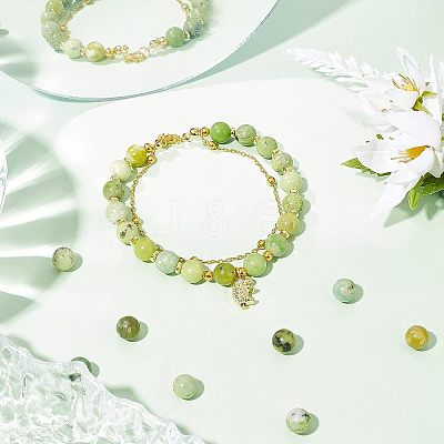 2 Strands Natural Serpentine Beads Strands G-OC0003-11-1