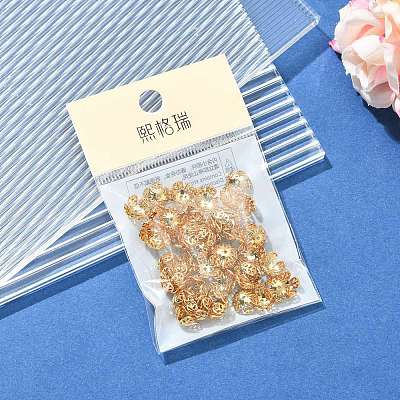 SHEGRACE Brass Bead Caps XGRPCU085-283G-1