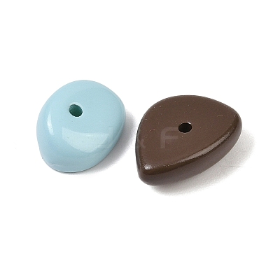 Opaque Acrylic Beads OACR-H058-01-1