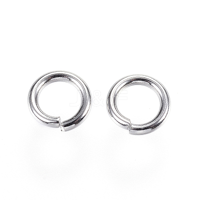 Non-Tarnish 304 Stainless Steel Open Jump Rings X-STAS-D448-093P-8mm-1