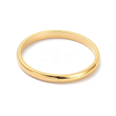 2mm Polished Plain Dome Finger Ring for Girl Women LS-RJEW-C012-05D-G-1