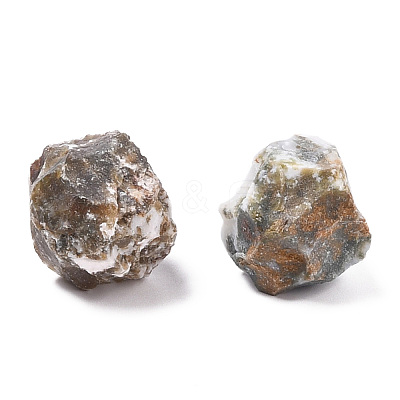 Rough Natural Moss Agate Beads G-H239-01A-1