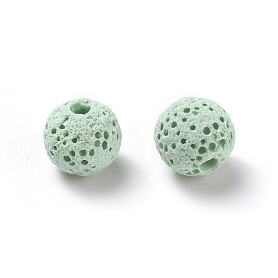 Unwaxed Natural Lava Rock Beads G-F325-8mm-A04-1