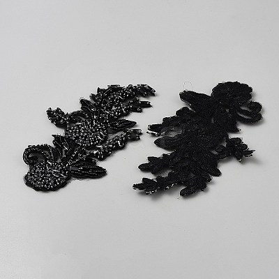 Polyester with Glass Rhinestone Sewing Decorate DIY-WH20032-138B-1