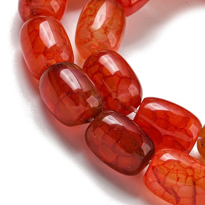 Natural Dragon Veins Agate Beads Strands G-A223-D11-01D-1