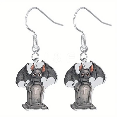 Acrylic Dangle Earrings FS-WG2DB4D-02-1