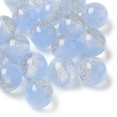 Two Tone Resin Beads RESI-Q025-02C-B-1