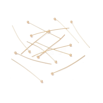 Brass Ball Head Pins KK-WH0058-02C-G02-1