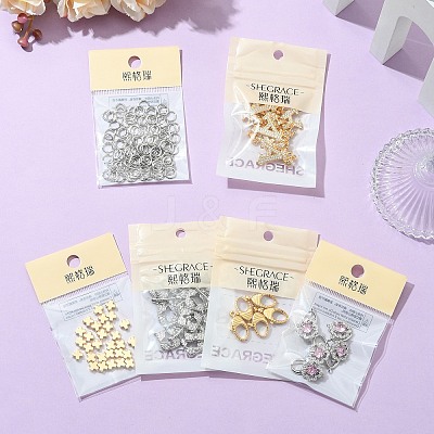 SHEGRACE Brass Closed Jump Rings XGRQ5F266-801G-1