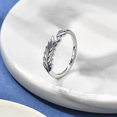Brass Cuff Rings for Women RJEW-U032-03P-1